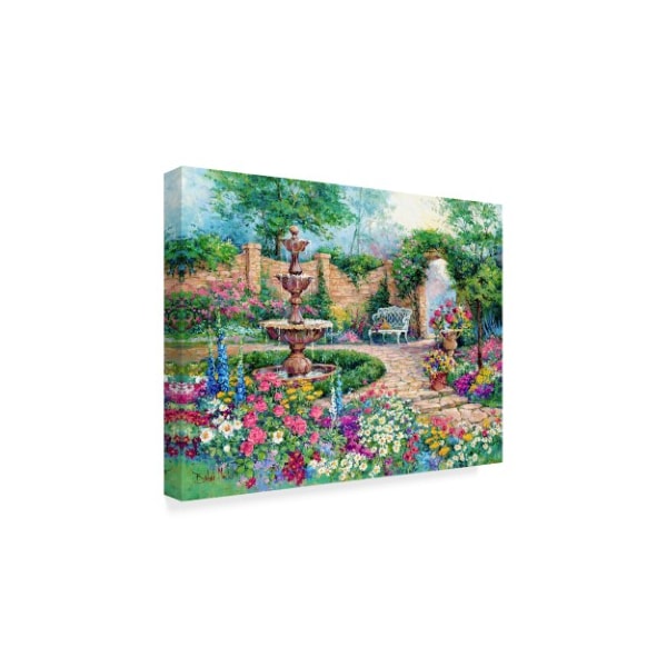 Barbara Mock ' Tranquil Garden' Canvas Art,35x47